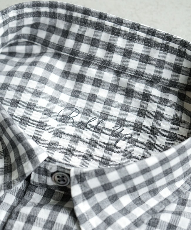 PORTER CLASSIC(ポータークラシック)ROLL UP HEATHER GINGHAM CHECK