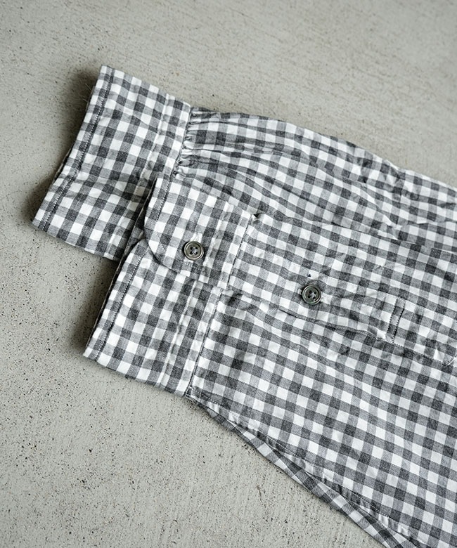 PORTER CLASSIC(ポータークラシック)ROLL UP HEATHER GINGHAM CHECK