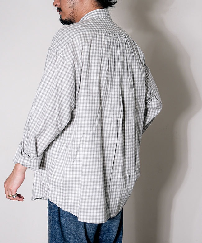PORTER CLASSIC(ポータークラシック)ROLL UP HEATHER GINGHAM CHECK