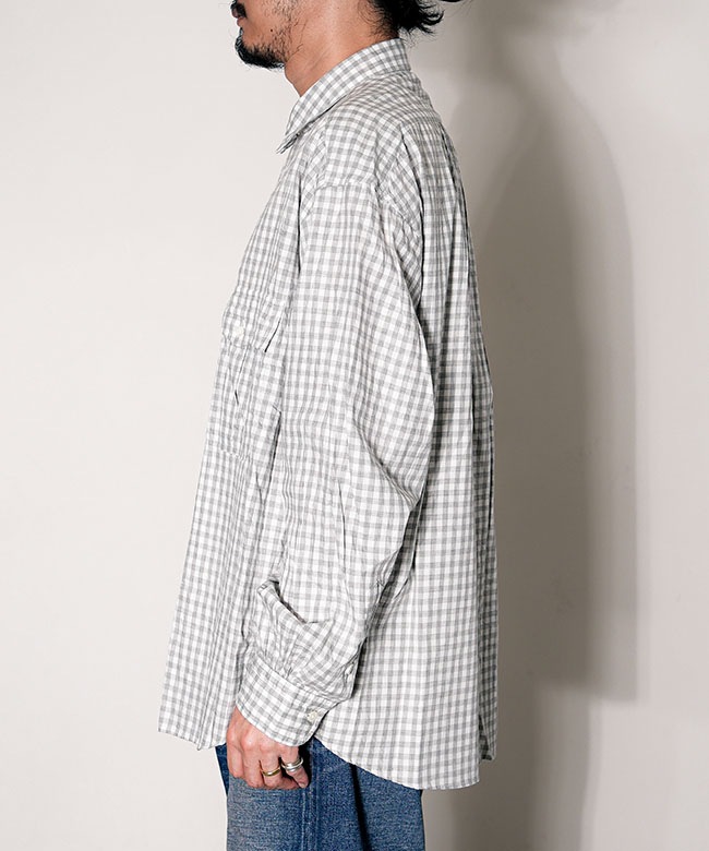 PORTER CLASSIC(ポータークラシック)ROLL UP HEATHER GINGHAM CHECK