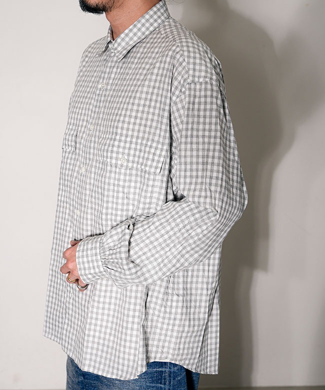 PORTER CLASSIC(ポータークラシック)ROLL UP HEATHER GINGHAM CHECK
