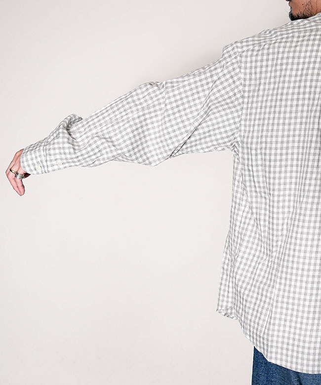 PORTER CLASSIC(ポータークラシック)ROLL UP HEATHER GINGHAM CHECK