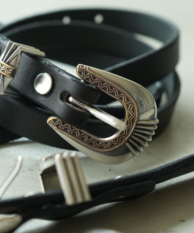 MOONSHINE LEATHER(ムーンシャインレザー) DEL RIO 3/4 BELT 7LONG