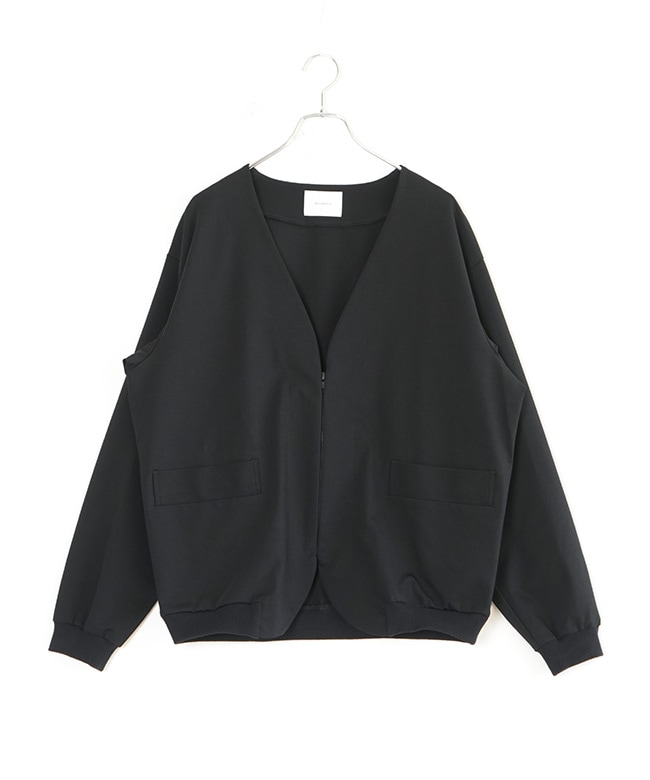 みぃ MIDIUMISOLID(ミディウミソリッド) compression zip cardigan