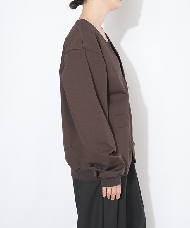 MIDIUMISOLID(ミディウミソリッド) compression zip cardigan