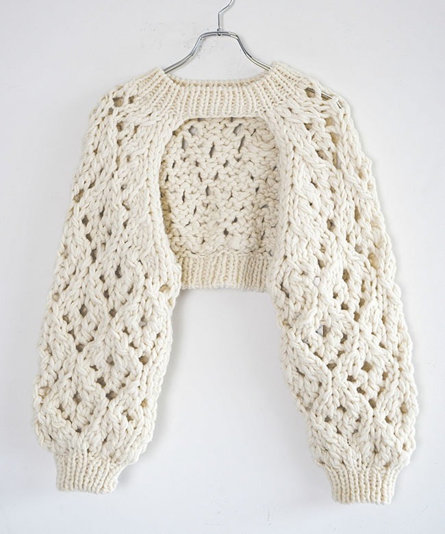 Rhodolirion(ロドリリオン) Chunky Knit Bolero チャンキーニット