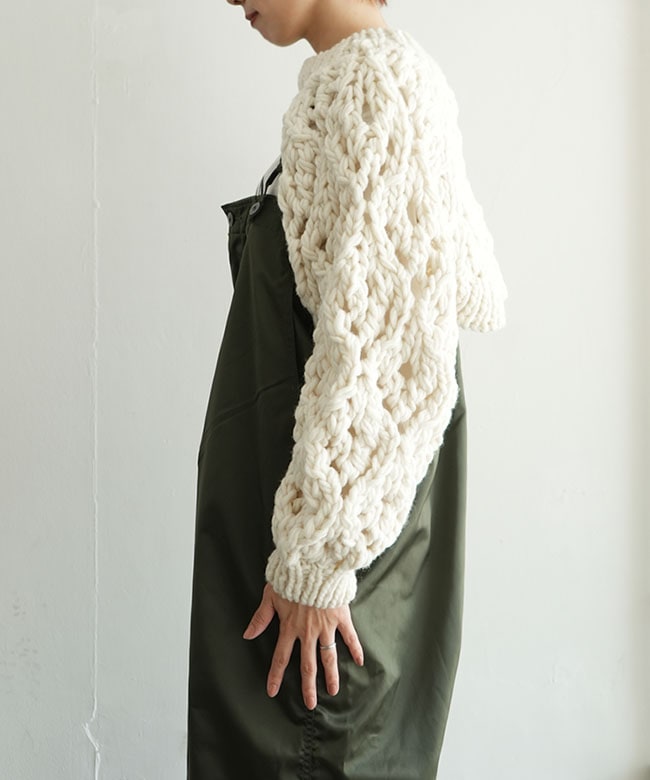 Rhodolirion(ロドリリオン) Chunky Knit Bolero チャンキーニット