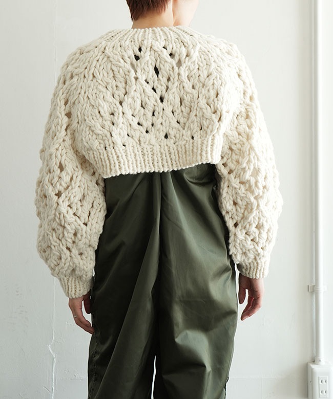 Rhodolirion(ロドリリオン) Chunky Knit Bolero チャンキーニット