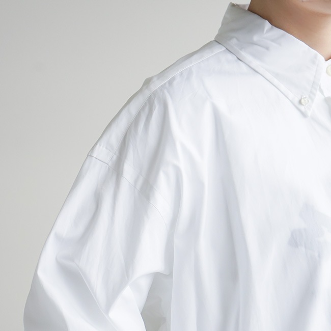 THE SHINZONE DADDY SHIRT ダディシャツ ホワイト