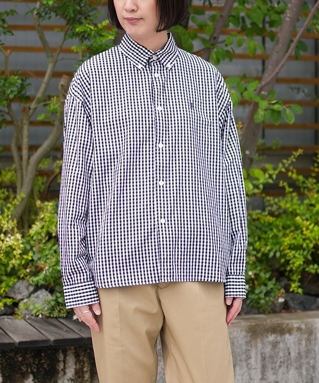 シーニュギンガムチェックジレ 歳末スペシャルセール】ギンガムチェックシャツ（7222238）｜西脇