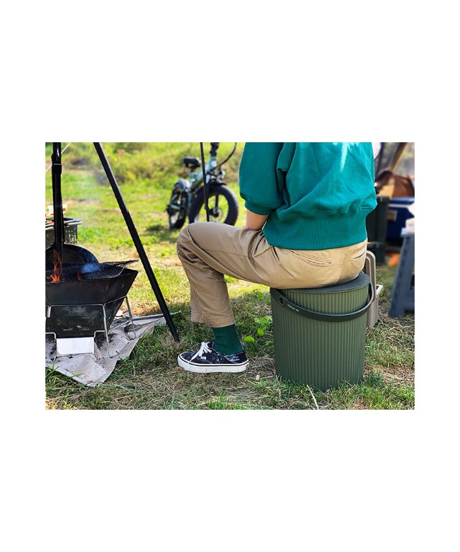HiHaek (ハイヘイク) / Camp stool bucket キャンプスツールバケット S
