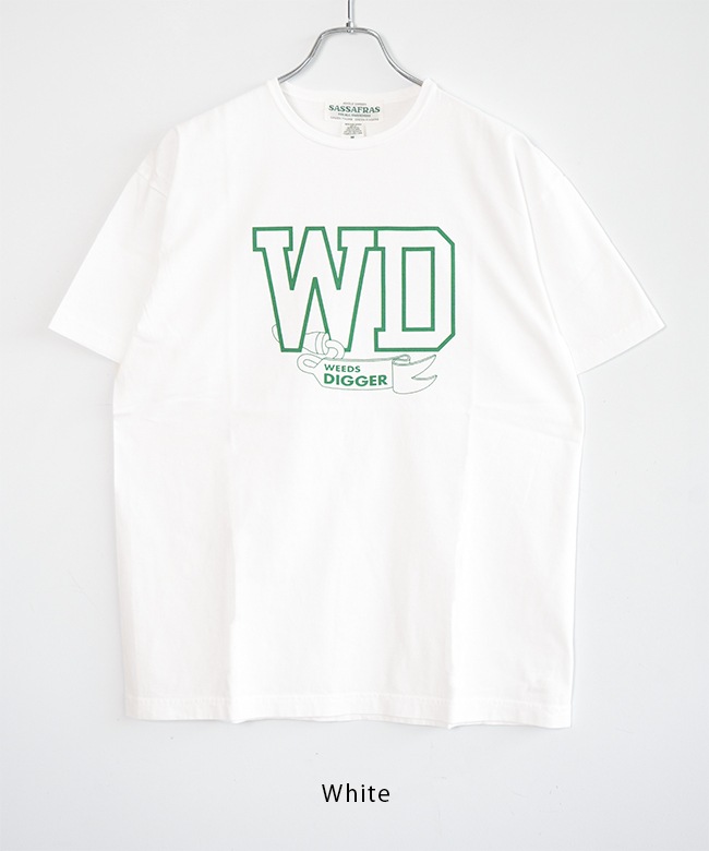 SASSAFRAS (ササフラス) Weeds Digger T 1/2 ウィーズディガーTシャツ