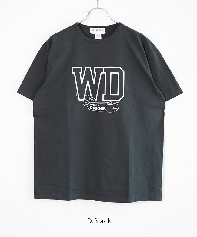 SASSAFRAS (ササフラス) Weeds Digger T 1/2 ウィーズディガーTシャツ