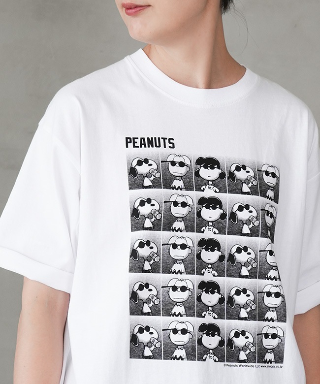 サイズM JOHNBULL PEANUTS GANG Tシャツ ABAHOUSE｜【JOHNBULL/ジョンブル】PEANUTS SHADE GANGプリントTシ