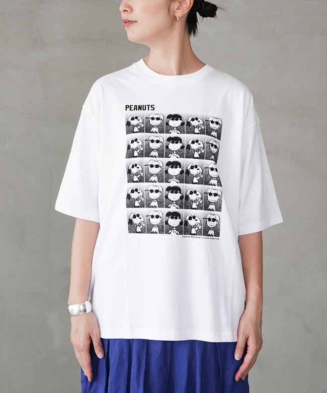 JT253C03]JOHNBULL(ジョンブル)PEANUTS ALIGNS Tシャツ