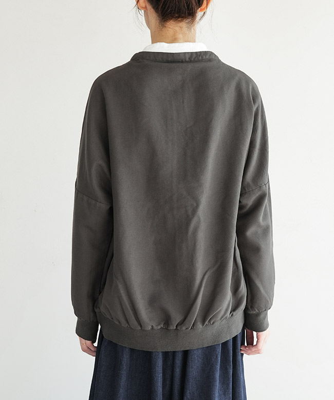 P80647]prit(プリット) タオルデニムコクーンカーディガン レディース