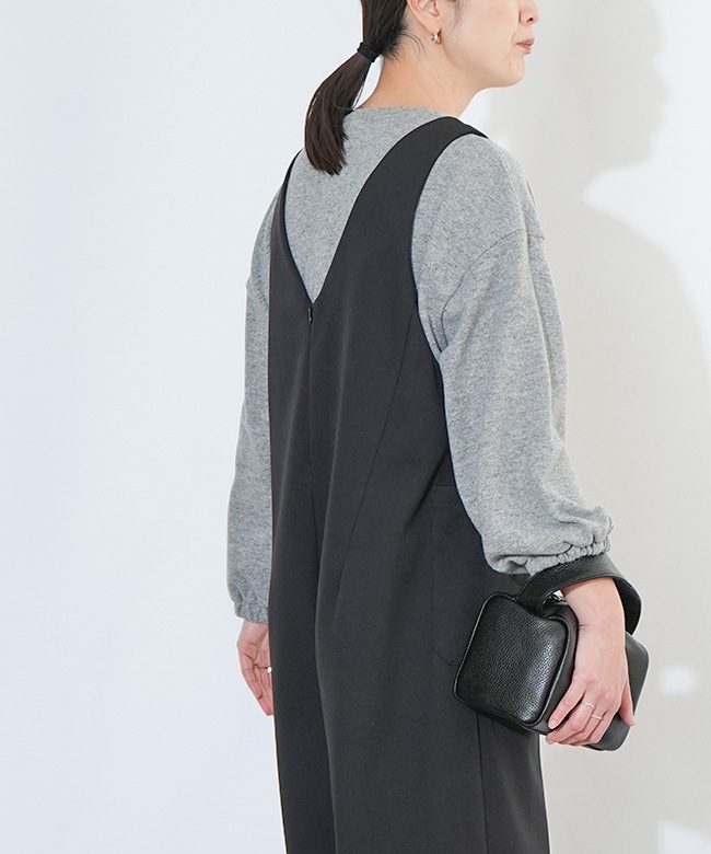 SALE 20%OFF】[552-96061]CYNICAL(シニカル) 裏起毛Vネックサロペット