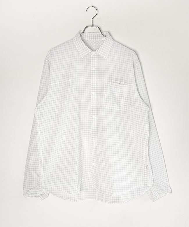 ★ラスト1点★　シャイニングアークス　ノースリーブシャツ（ホワイト） ◇THE NORTH FACE(ザ・ノース・フェイス) GAR L/S Shirt ジェネラル