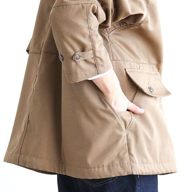 Ｋ*様 値下げ可【定価約7万円】Caledoor ウールカルゼフーデッドスモック SALE 50%OFF】Caledoor(カレドアー) Wool Kersey Hooded Smock ウール