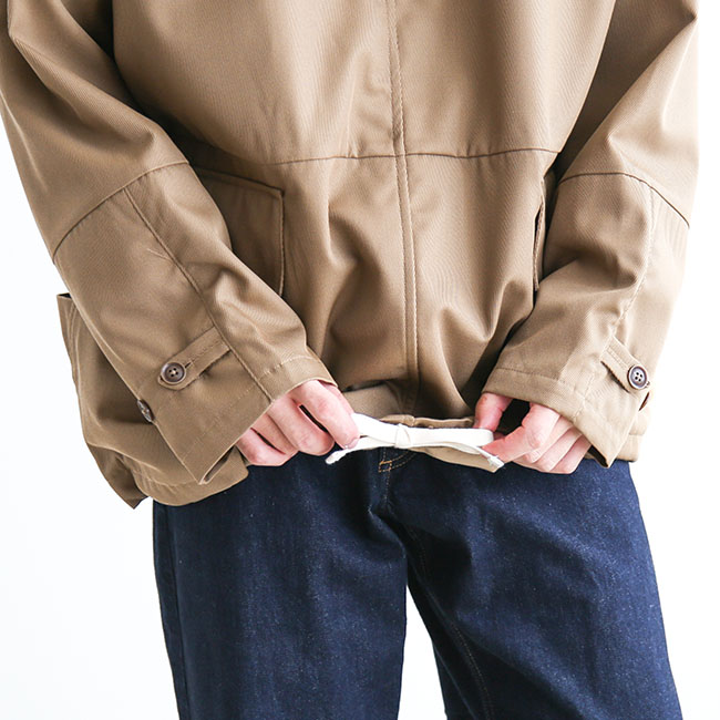 SALE 50%OFF】Caledoor(カレドアー) Wool Kersey Hooded Smock ウール
