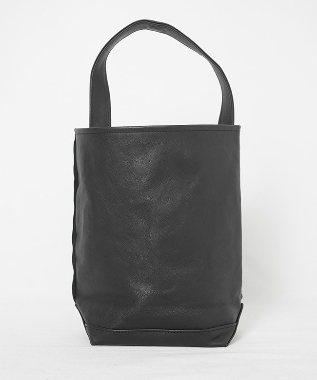 TEMBEA 黒 トートバッグ TEMBEA(テンベア)BAGUETTE TOTE ALL GOATLEATHER バゲットトートオール