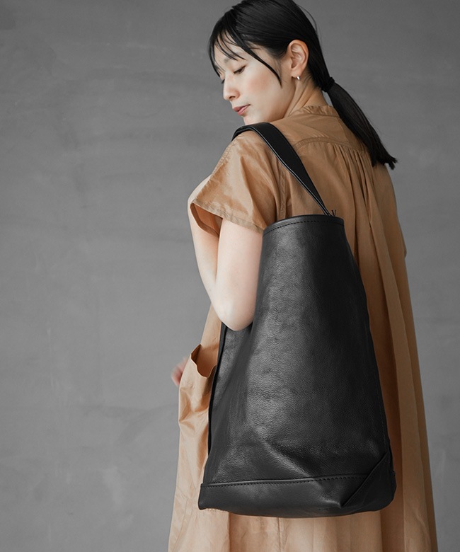 TEMBEA(テンベア)BAGUETTE TOTE ALL GOATLEATHER バゲットトートオール