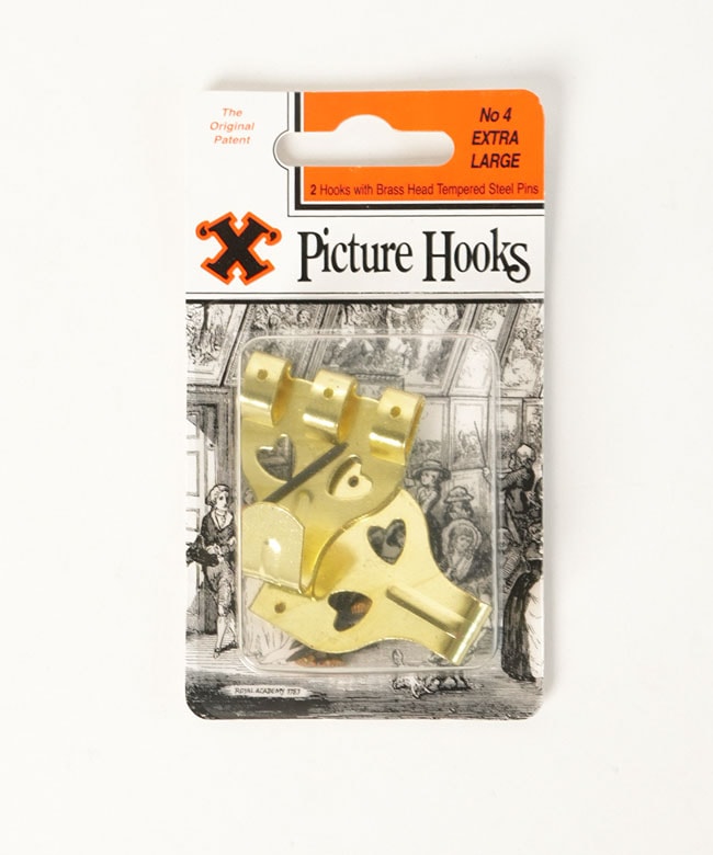 ヴィンテージのウォールフック DETAIL(ディティール)X Picture Hooks No4 set of 2 