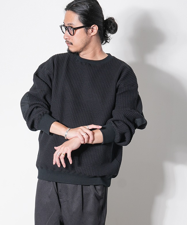 Maison Martin Margiela エルボーパッチ スウェット マルジェラの定番。Maison Martin Margiela ⑭ エルボーパッチ