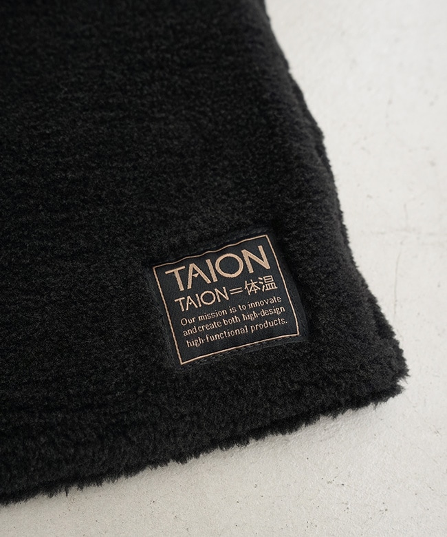 TAION(タイオン) ミリタリー リバーシブル ダウンマフラー-ソフト