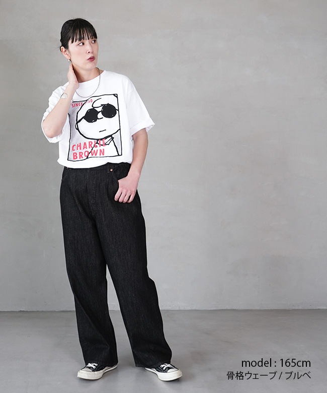 JT253C02]JOHNBULL(ジョンブル)PEANUTS CHARLIE BROWN Tシャツ