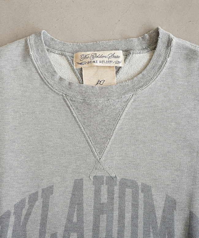 The Golden State REMI RELIEF トレーナー REMI RELIEF RELIEF（レミレリーフ） SP加工裏毛クルー 無地