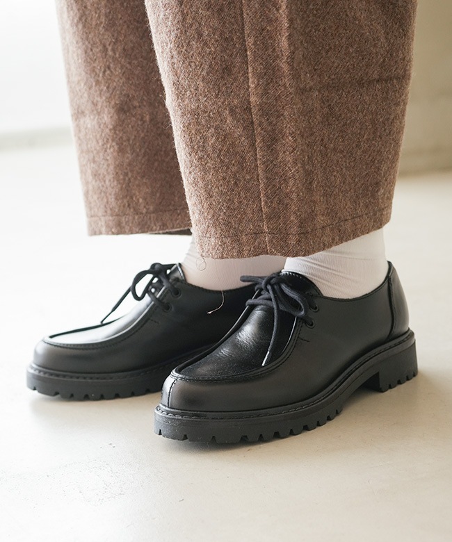 ST-5709]ENESS(エネス) チロリアンシューズ レディース 革靴 天然皮革