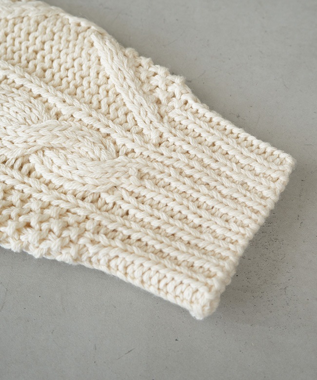 25AMSNI13]THE SHINZONE(ザ シンゾーン)ARAN CABLE KNIT PULLOVER