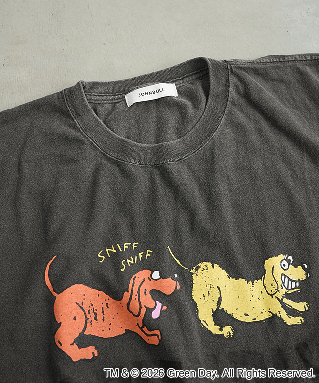JOHNBULL(ジョンブル) アーティストTシャツ（GREEN DAY ／ DOG