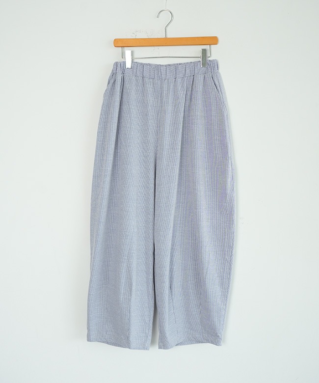 HARVESTY(ハーベスティ)STRIPES JERSEY EASY CIRCUS PANTS 綿麻