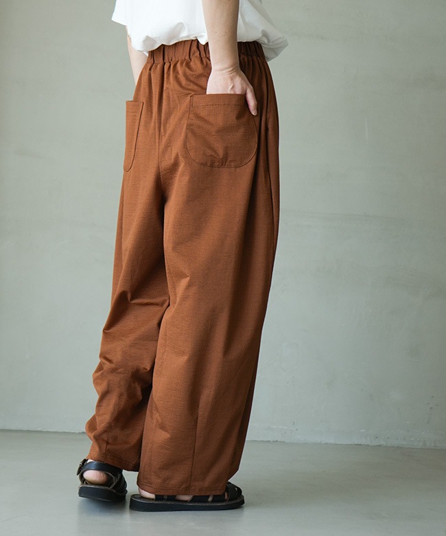 HARVESTY(ハーベスティ)STRIPES JERSEY EASY CIRCUS PANTS 綿麻
