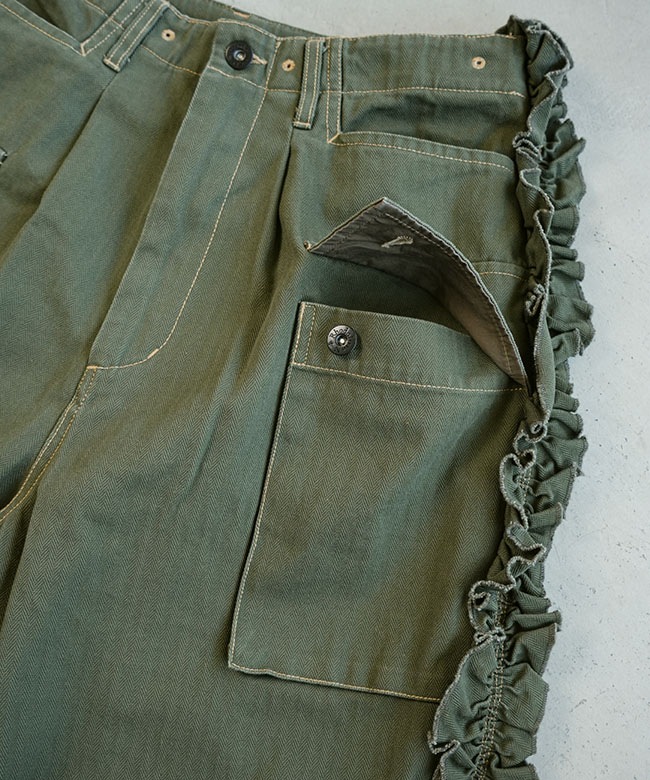 Rhodolirion(ロドリリオン) Utility Pant - Herringbone