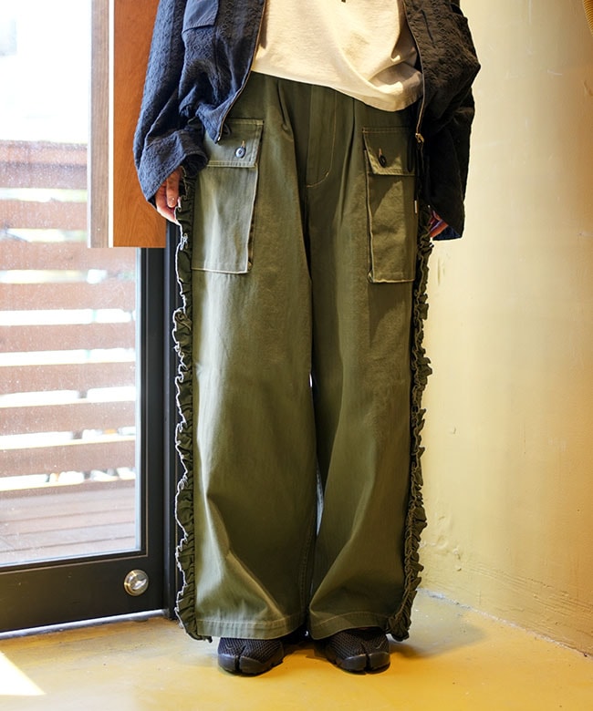 Rhodolirion(ロドリリオン) Utility Pant - Herringbone