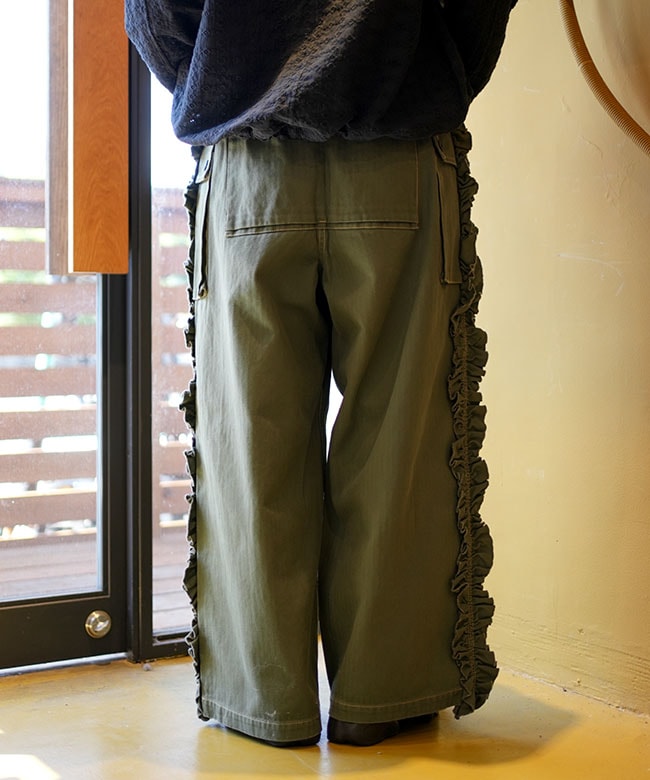 Rhodolirion(ロドリリオン) Utility Pant - Herringbone