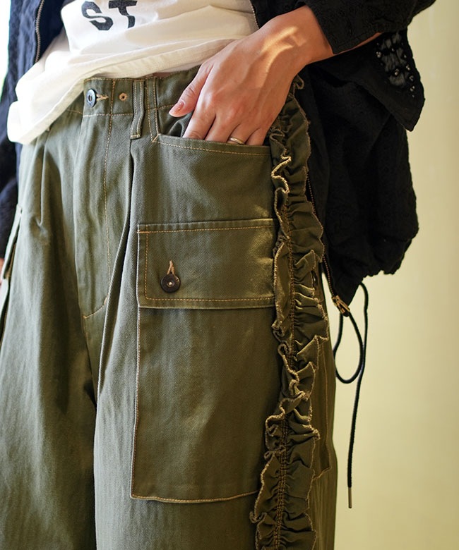 Rhodolirion(ロドリリオン) Utility Pant - Herringbone