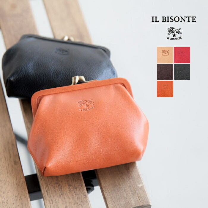 ◇【国内正規販売店】(411183)IL BISONTE(イルビゾンテ)レザーコイン