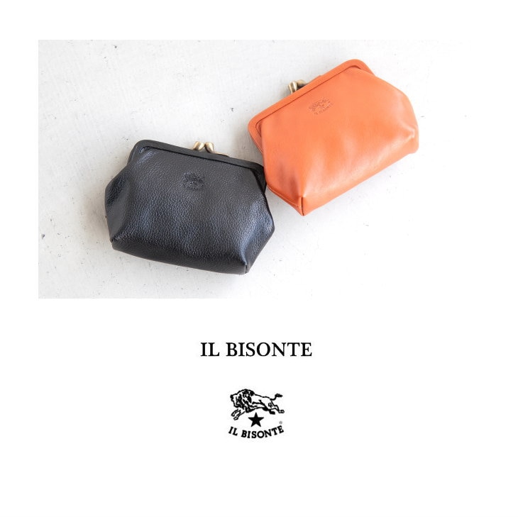 ◇【国内正規販売店】(411183)IL BISONTE(イルビゾンテ)レザーコイン