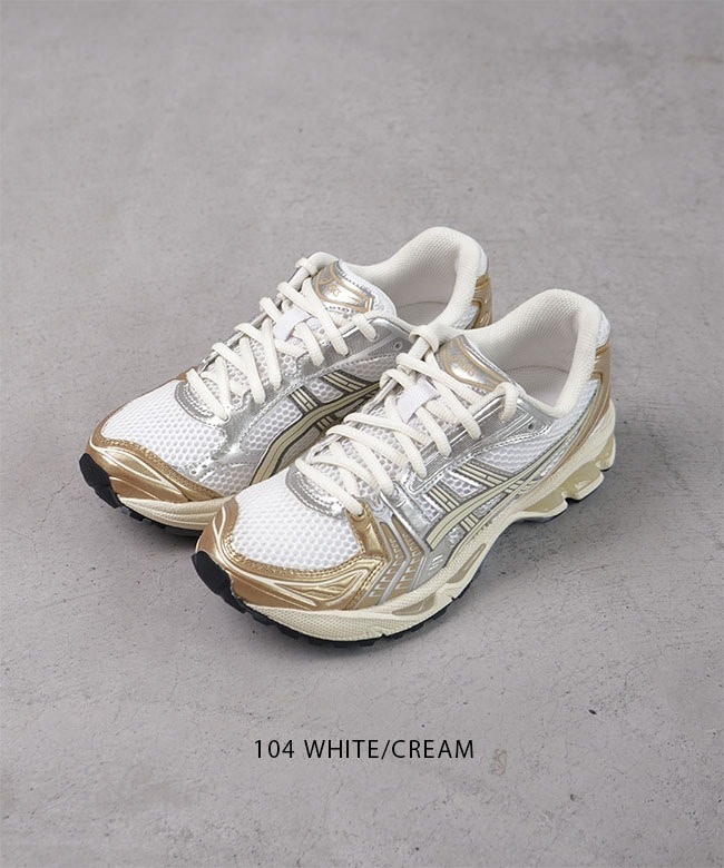 ASICS スニーカー GEL-KAYANO 14 ゲルカヤノ 1203A537-104 asics GEL-KAYANO 14 WHITE/CREAM（アシックス ゲル-カヤノ 14