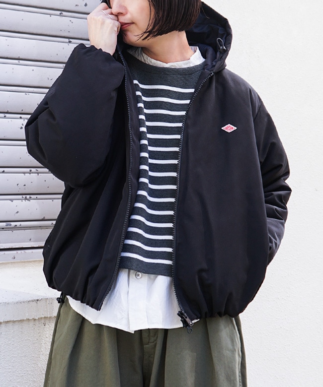 ◇DANTON(ダントン)HOODED JACKET フーデッドジャケット 撥水ダウン 