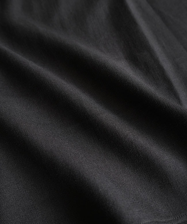 SALE 30%OFF】ULTERIOR(アルテリア) RAYON LINEN TWILL HALF-ZIP SHIRT