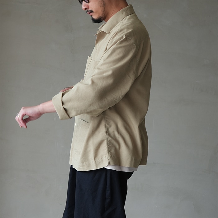 EEL Products M ベージュ　メンズ　シャツ イール プロダクツ EEL Products Hanabi Shirt 花火 シャツ 半袖