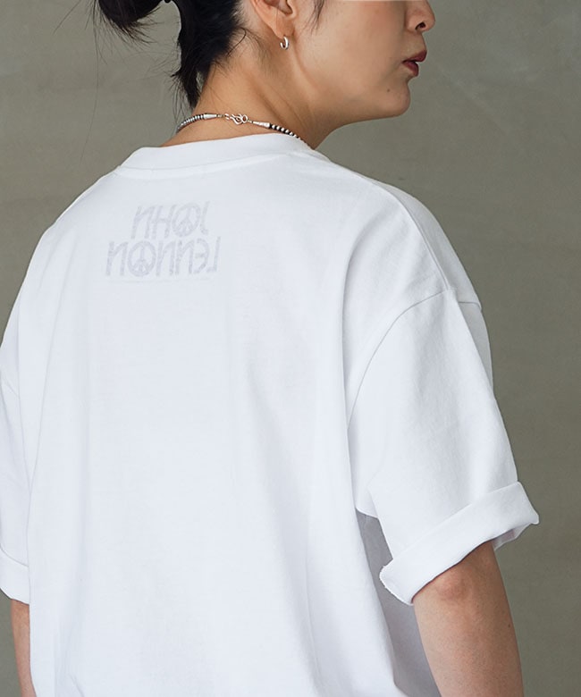 ジョン・レノン Tシャツ Mサイズ ホワイト ジョン・レノン Tシャツ M