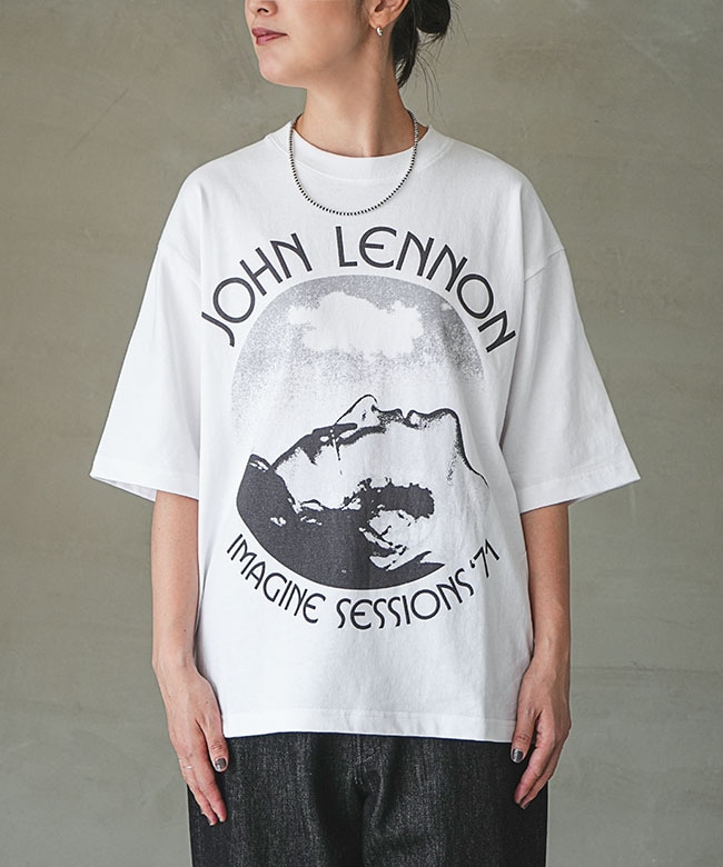 JT254C05]JOHNBULL(ジョンブル) JOHN LENNON IMAGINE TEE Tシャツ