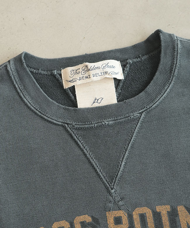 RN29373191]REMI RELIEF(レミレリーフ) SP加工裏毛クルー(MOSS POINT