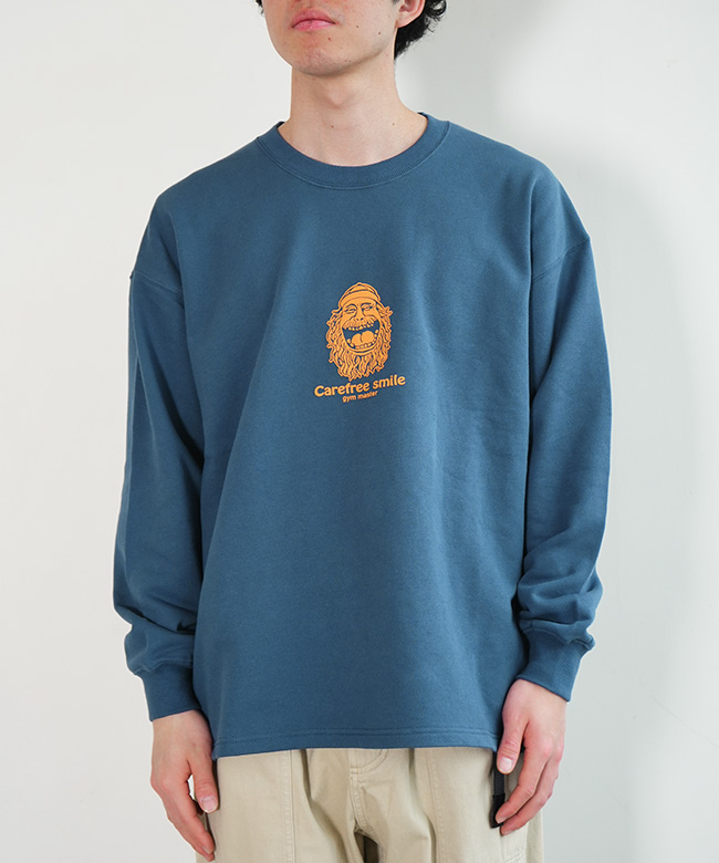 gym master(ジムマスター) 10.3oz carefree smile スウェットビッグTEE